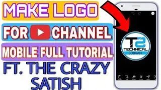 How to Make Professional Logo For Youtube Channel In Android Mobile Hindi 2018 |Picsart Tutorial