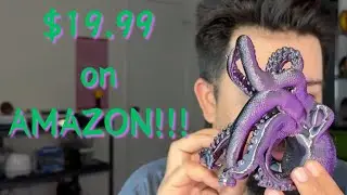I'm loving this two tone Purple and Black filament I got off Amazon!