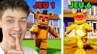 I TESTED the BEST Roblox GAMES about FREDBEAR from HELLO NEIGHBOR...