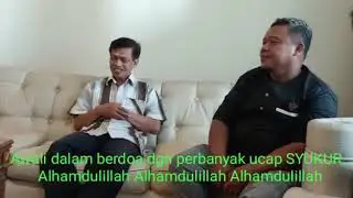 Mengucap syukur ala pak haji Dwi Susanto