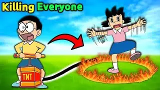 Nobita Killing Everyone 😱 || Funny Game 😂