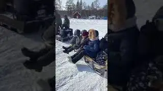 Опять в мороз на буране 🥶