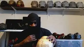 helmet got stuck on my head. I made these Iron Man helmets diy let's see if they fit one got stuck