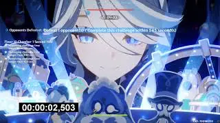 13 SEC XIAO FURINA C3 Asimon 12-1-2 Spiral Abyss Genshin Impact
