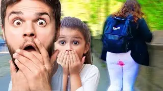 Girl on Her Period in Public will Strangers Help Her?