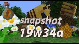MINECRAFT 1.15 AGREGA ABEJAS 😎 NUEVOS BLOQUES Y MOBS (SNAPSHOT 19W34A)