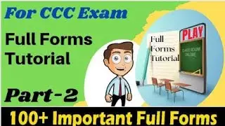 Full Form || Part -2 ||CCC Exam Preparation||