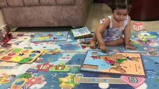 #cute 19 months #baby #identify all Indian states & UT # complete India Map #Toddler activities