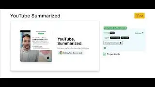 9 AI tools to summarize youtube videos for FREE
