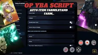 *NEW* OP Yba Scripts,Item Farm,Shiny Farm,Auto Lucky Arrows| Yba OP&BEST Scripts