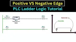 Positive and Negative Edge Detection in PLC | Tia portal Programming tutorial