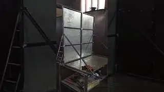 Складной козырёк для вагончика
