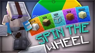 Bedwars BUT a Wheel Picks my Blocks!