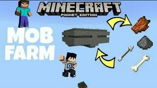 Mob Farm mcpe/tutorials(work in Xbox/NS also)