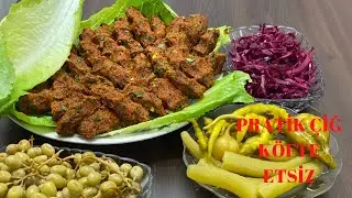 Pratik çiğ köfte // şipşak tarifler // etsiz çiğ köfte