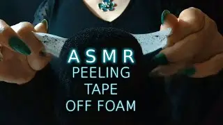 ASMR Tearing Tape Off The Foam Cover | Tingly and Satisfying Tearing Sounds