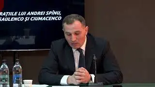 „Declarațiile lui Andrei SPÎNU, crimele SIS, ESAULENCO și CIUMACENCO”