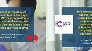 GCON4 MFL Client Testimonial - Cancer Research UK