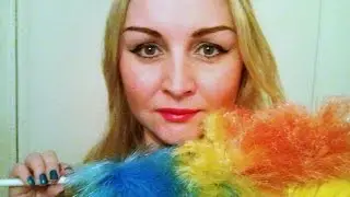ASMR: Пёрышком по лицу asmr massage, Soft Spoken ASMR DREAM