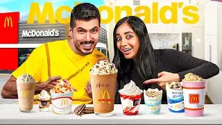 تمام دسرها و نوشیدنی های مک دونالد رو تست کردیم 😮 McDonald