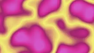 Bright Yellow And Pink Lava Lamp Background / Screensaver 4k