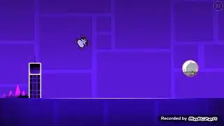 playing geometry dash. ~I am bad at this~