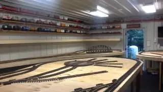 A 16 by 38 G scale layout