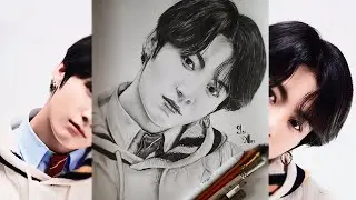 Drawing Realistic BTS: Jungkook 정국