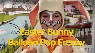 EASTER BUNNY Mass Balloon Pop | DROPPED THE PIN!!! | CHOCOLATE Balloons | BLOOPER