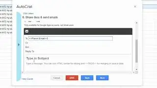 Mail Merge with Autocrat