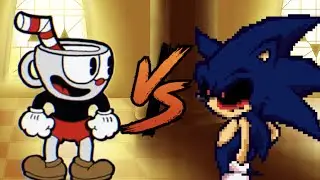 Cuphead Vs Sonic EXE | Sprite Battle