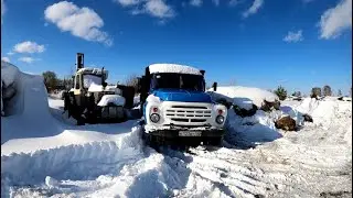 Застрял и Сломался ЗИЛ 130 ММЗ 554 Д-245 турбодизель! Ищем причину поломки и грузим черемет!