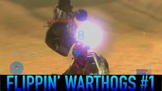 FLIPPIN WARTHOGS #1 #halo #halomcc #gameplay #chaos #shorts #warthog