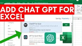 How to add chat GPT to excel | How to use chat GPT in excel