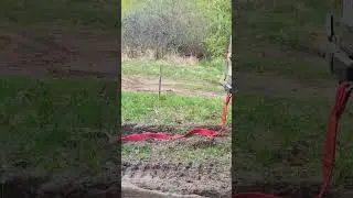 Уаз патриот присел на мосты / -1 трос / вытаскиваем Уаз буханкой