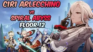 [Genshin Impact] C1R1 Arlecchino | C6R5 Xiao vs Sprial Abyss 12
