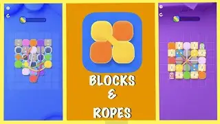 Blocks & Ropes Gameplay Walkthrough  | iOS & Android | by SayGames