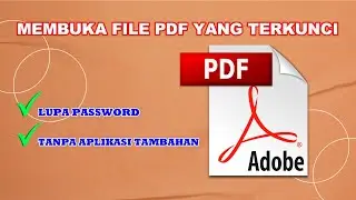 Cara Membuka File PDF Yang Terkunci [Sukses Tutorial]