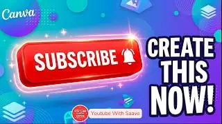 Stop Losing Subscribers! Create This Subscribe Button in Canva!