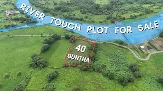 River touch plot for sale in Karjat | Road touch plot #plotforsale
