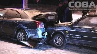 «ВАЗ-21099» догнал «Тойоту» на юго-западе