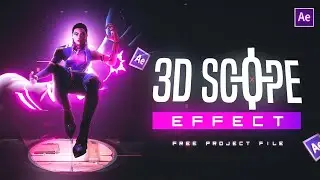 How To Make This INSANE 3D SCOPE EFFECT For Your Valorant Montage | After Effect Tutorial