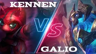 Kennen VS Galio (Mid) | KDA 11/3/22  | League of Legends | Full Gameplay