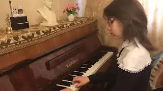 Аня. Гамма До мажор в 4 октавы