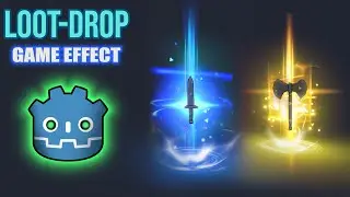 GODOT 4  -  Loot Drop Effect for beginners