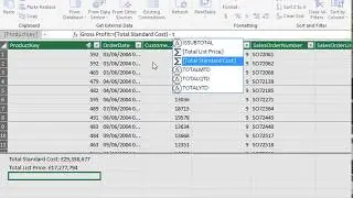 Creating Measures in the Data Model