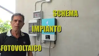 Schema  del centralino fotovoltaico fai da te con ATS con inverter 6,2KW a 366 euro