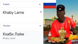 Khaby Lame in different languages (Google Translate Meme)