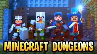 Minecraft Dungeons! A New Mojang Game Coming 2019! Details & Features