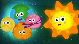 Planeten Lied | Sonnensystem Lied | Planets Song | Crayons Nursery Rhymes Deutschland